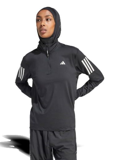 Яке adidas Performance Own The Run Half-Zip Jacket Сиво | IK7440