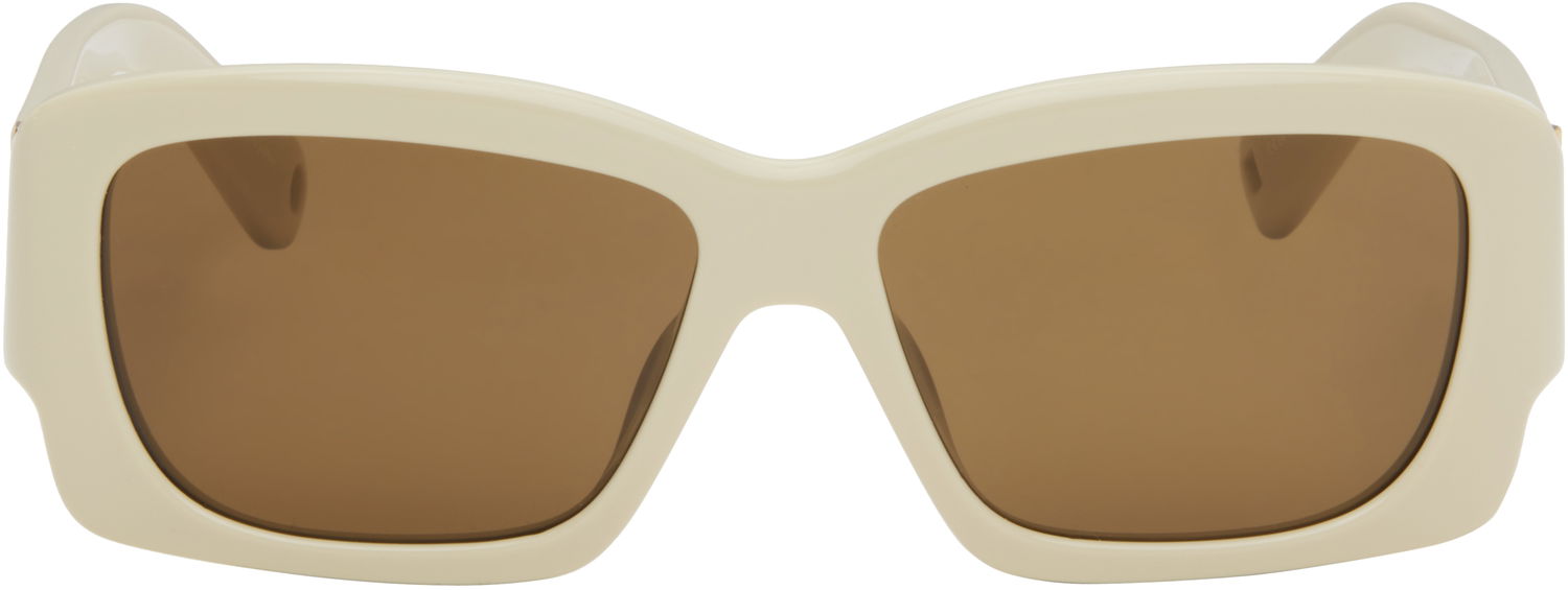 Слънчеви очила Jacquemus 'Les lunettes Croisière' Square Sunglasses Бежово | JAC60C2SUN, 0