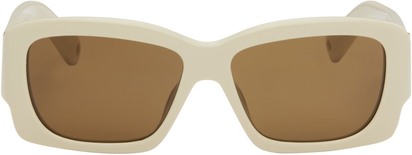 Слънчеви очила Jacquemus 'Les lunettes Croisière' Square Sunglasses Бежово | JAC60C2SUN