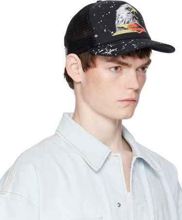 Шапка с козирка AMIRI AMIRI Vintage Trucker Cap Черно | AMHATR1027, 1