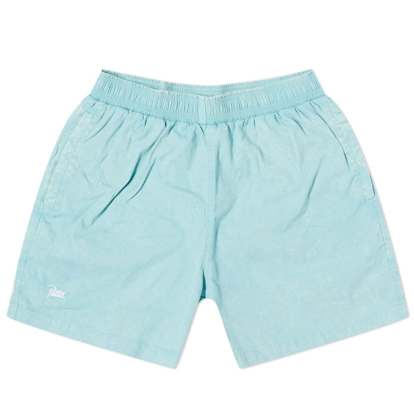 Бански Patta Acid Washed Swim Shorts Тюркоазено | POC-SS24-333-0210-052