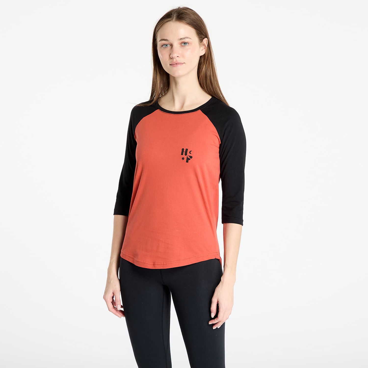 Тениска Horsefeathers Horsefeathers Kirby 3/4 Sleeve T-Shirt Оранжево
 | SW942B, 0