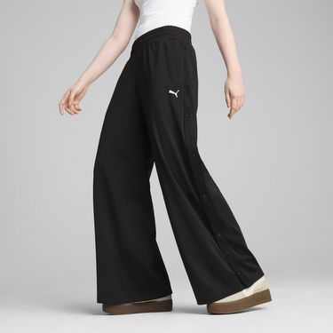 Спортни панталони Puma WARDROBE ESS Snap Button Wide-Leg Pants Черно | 629804_01, 0