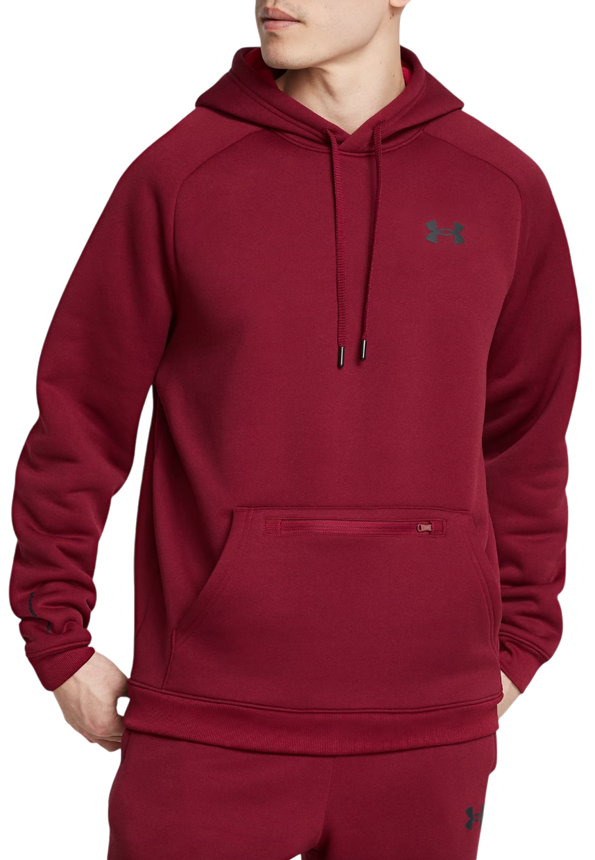 Суитчър Under Armour Hoodie with kangaroo pocket Червено | 1389342-625, 0