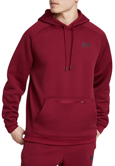 Суитчър Under Armour Hoodie with kangaroo pocket Червено | 1389342-625, 0