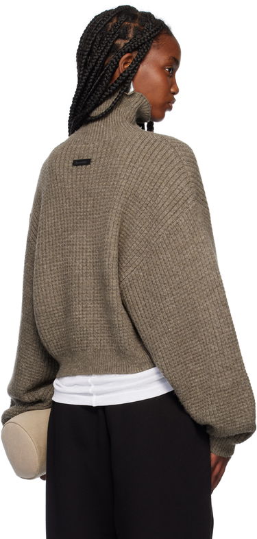 Пуловер Fear of God Fear of God ESSENTIALS Heavy Waffle Turtleneck Кафяво | 192HO247321FW, 2