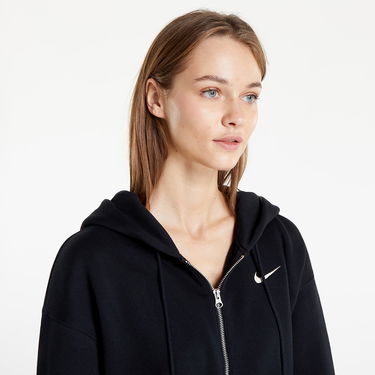 Суитчър Nike Phoenix Fleece Oversized Full-Zip Hoodie Черно | DQ5758-010, 1