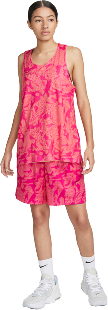 Комплект Nike Hypercool Abstract Print Tank Top and 8in Shorts Set Розово | 924157-100, 0