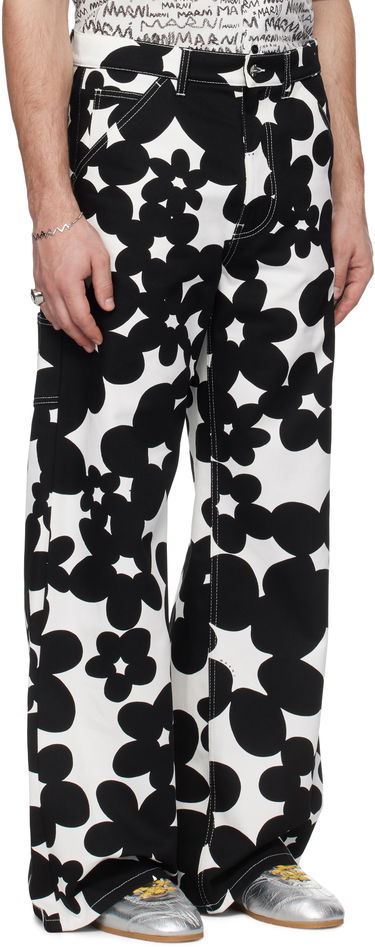 Карго панталони Marni Marni Dillies Print Cargo Pants Бяло | PUMU0287A0 UTC462, 1