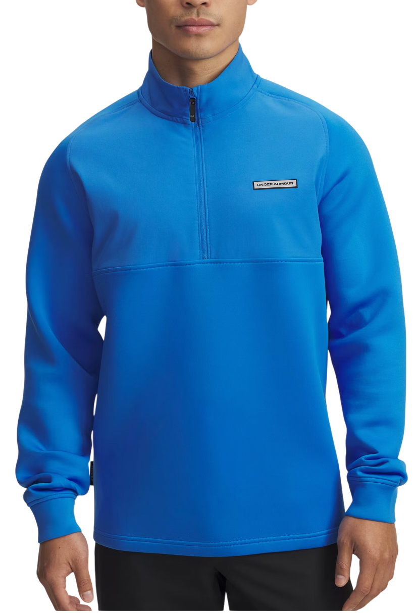 Суитчър Under Armour Drive Pro Hybrid Quarter-Zip Pullover Синьо | 6005666-402
