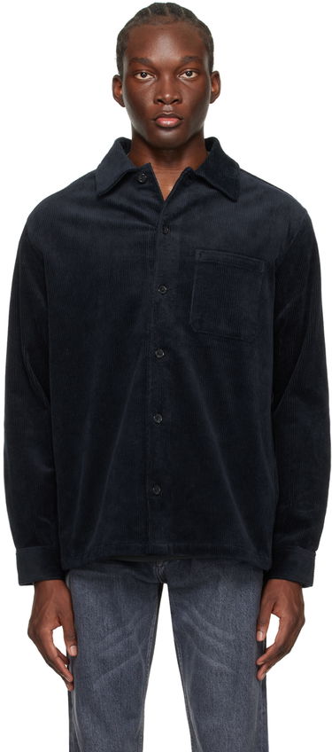 Риза Samsoe Samsoe Samsøe Samsøe Damon Corduroy Shirt Тъмно синьо | M23300049, 0