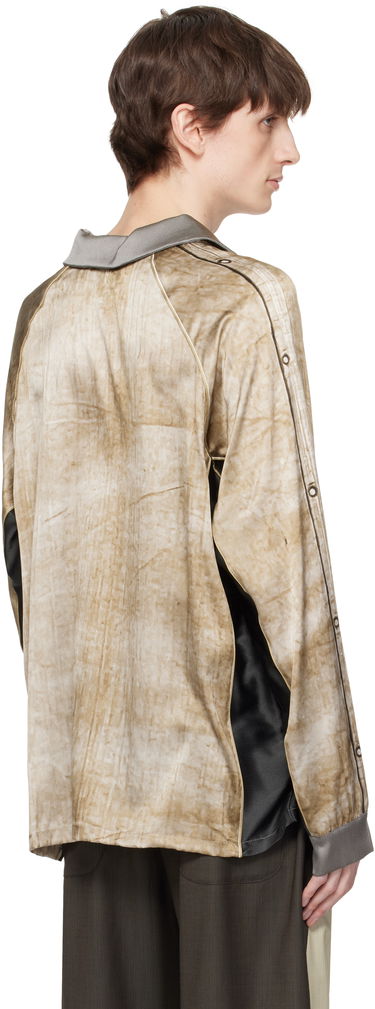Фланелка Serapis Serapis Piraeus Truck Tarp Silk Football Polo Бежово | SS25_FT_2L, 2