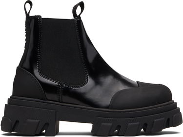 Кецове и обувки GANNI Cleated Low Chelsea Boots Черно | S3242, 0