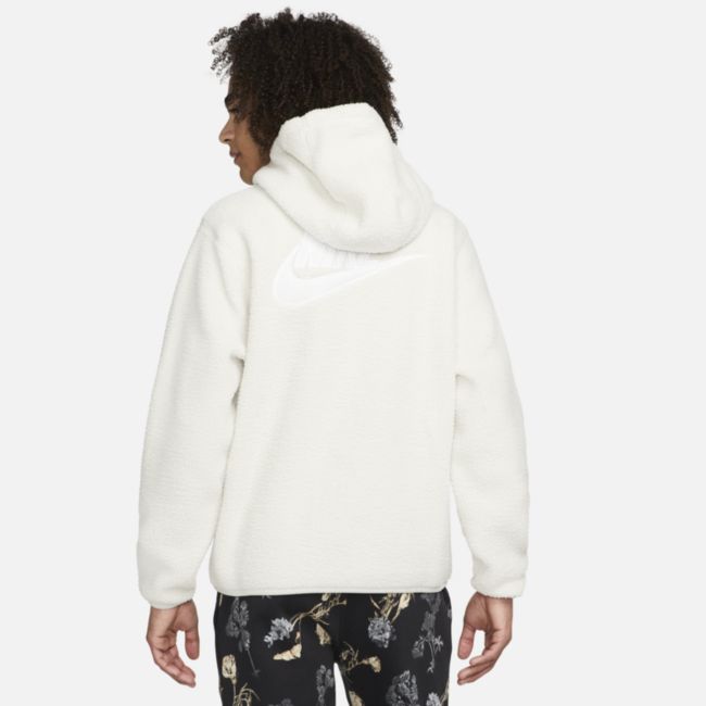 Суитчър Nike Essentials+ High-Pile Fleece Pullover Hoodie Бежово | DD5013-072, 1