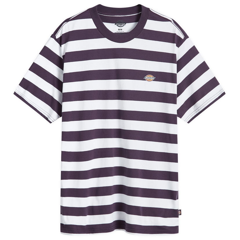 Тениска Dickies Rivergrove Stripe T-Shirt Лилаво | DK0A4Y8YJ561