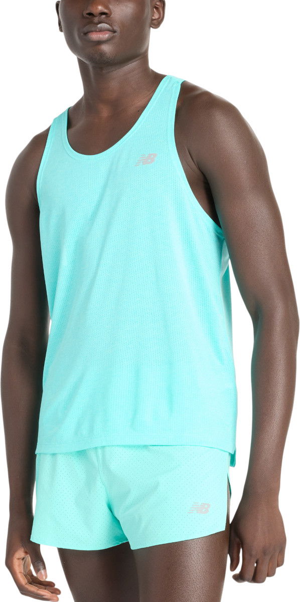 Потник New Balance Athletics Singlet Тюркоазено | mt41250-cyj