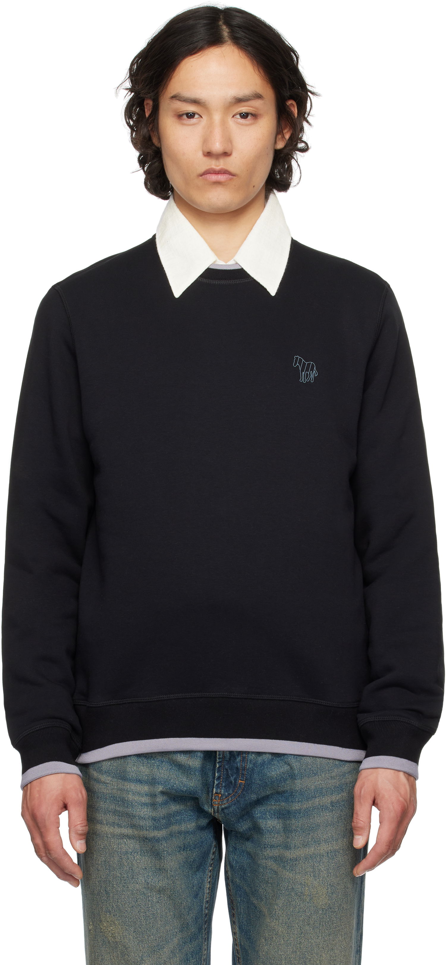 Пуловер Paul Smith PS Paul Smith Zebra Sweatshirt Черно | M2R-191Z-P22273-79, 0