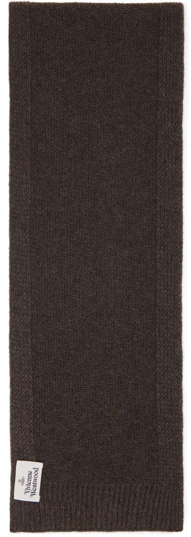 Шал Vivienne Westwood Cashmere Scarf Кафяво | 81030155-K004A-, 1