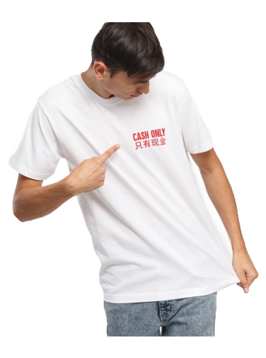 Тениска Urban Classics Cash Only Tee Бяло | MT816 white