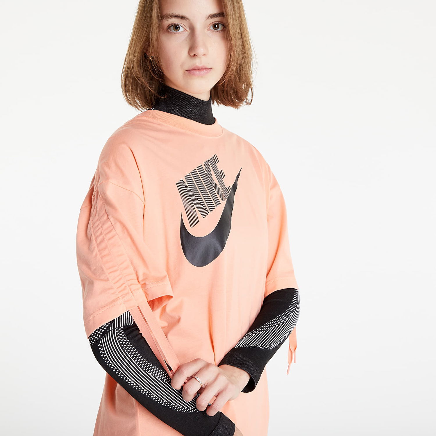 Тениска Nike Sportswear Dance T-Shirt Crimson Bliss Розово | DV0335-693, 0