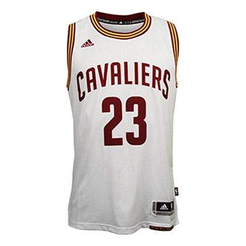 Фланелка adidas Originals NBA Cleveland Cavaliers James Swingman Jersey Бяло | A61200, 0