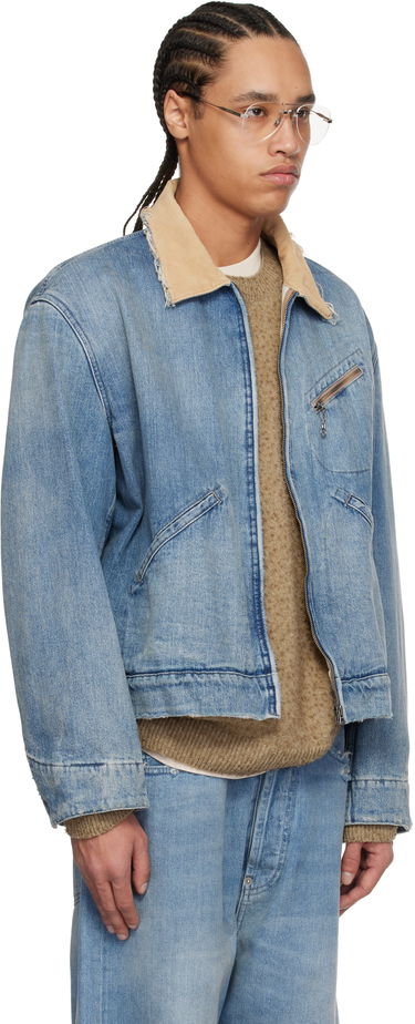 Яке Maison Margiela Maison Margiela Sports Denim Jacket Синьо | S50AM0636 S30383, 1