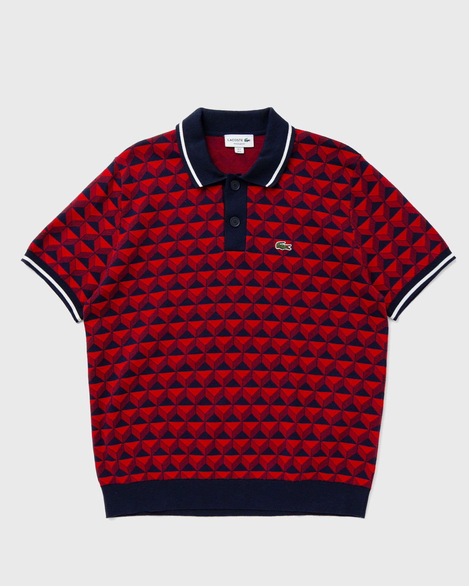 Пуловер Lacoste ROBERT GEORGE MOTIF POLO COLLAR SWEATER Червено | AH7672-IKL, 0