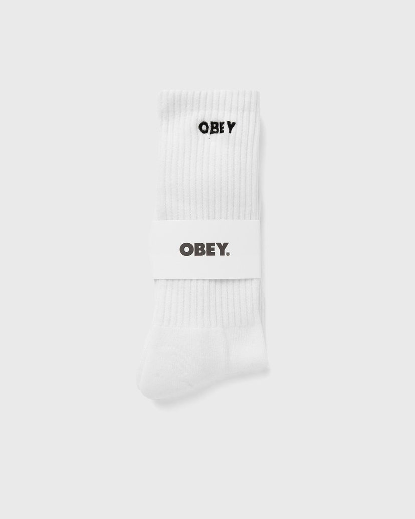 Чорапи OBEY Bold Socks Бяло | 100260144-WHT