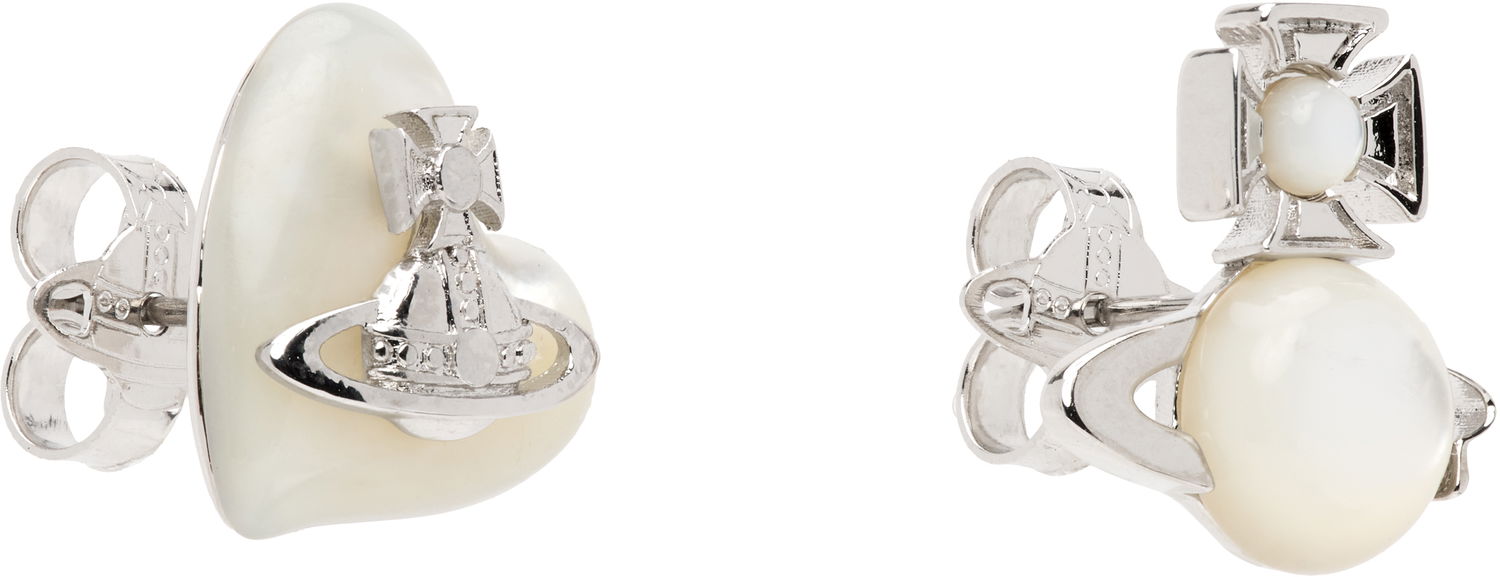 Обеци Vivienne Westwood Silver Thomasina Earrings Металик | 62010343-02P122-IM, 1