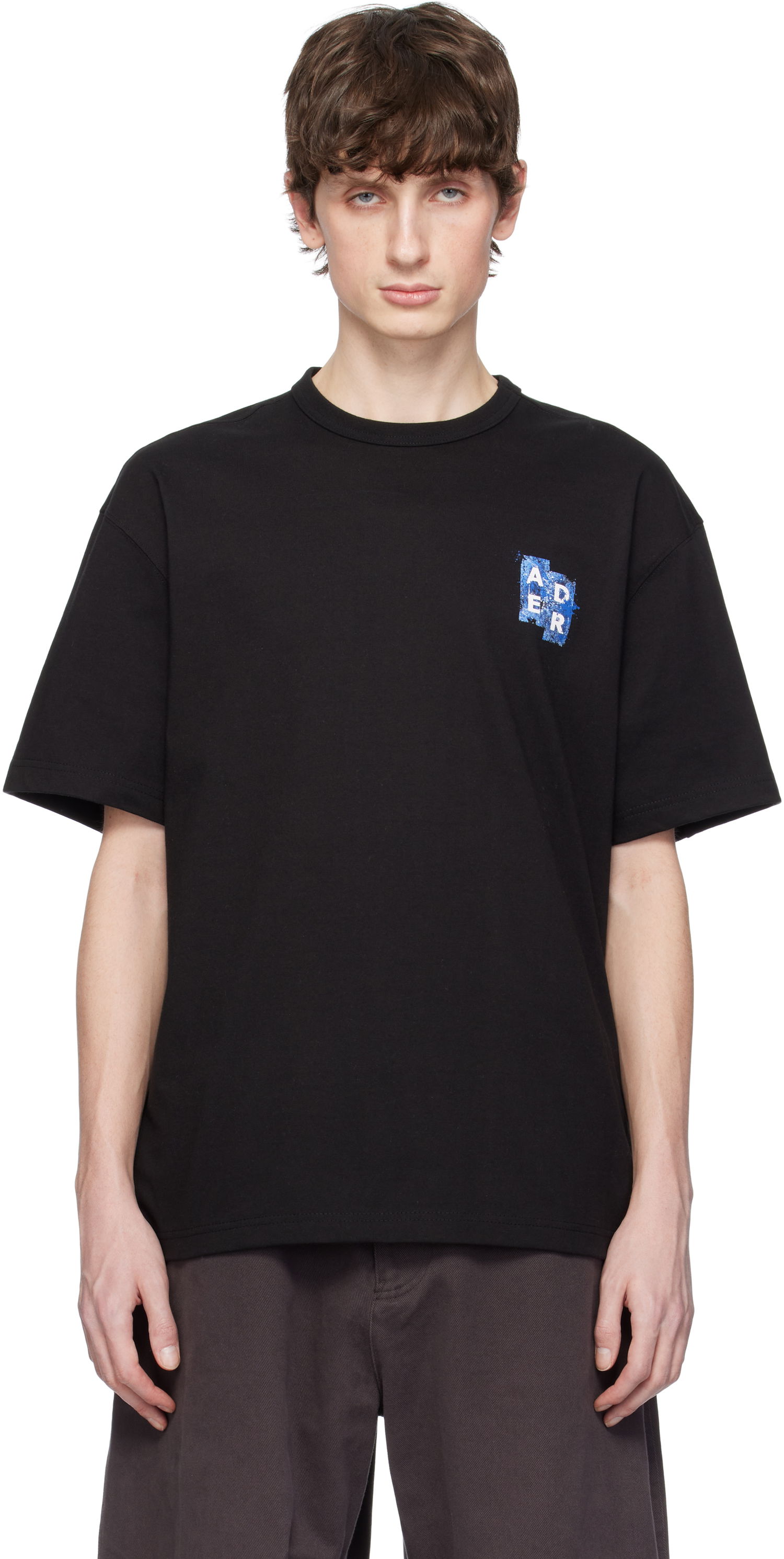 Тениска ADER ERROR ADER error Sig; TRS Tag 06 T-Shirt Черно | BN42FYTS0104BK, 0