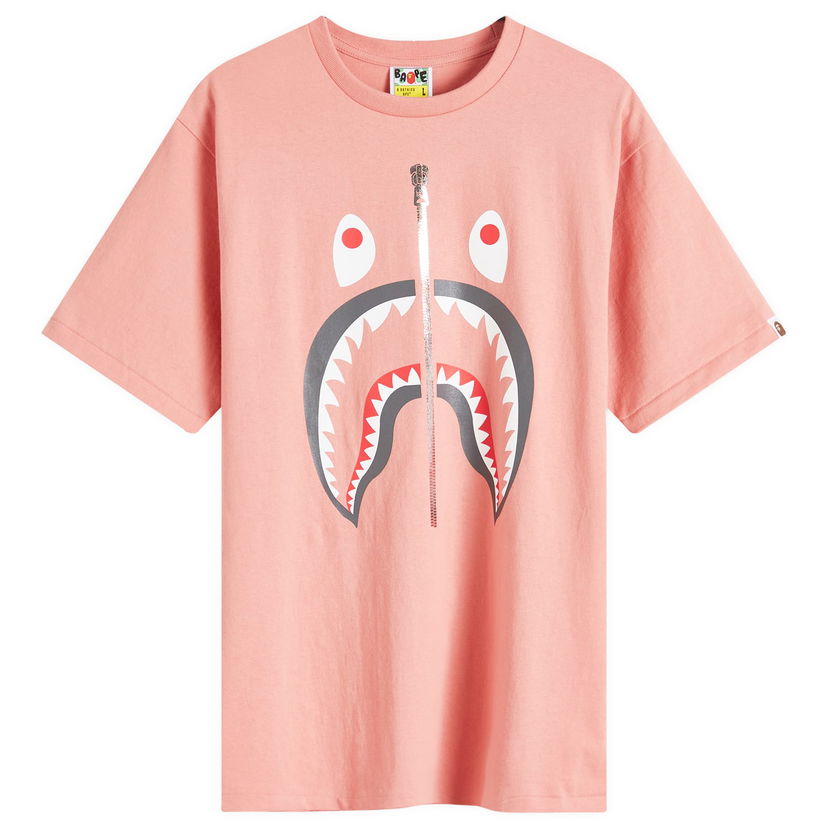 Тениска BAPE A Bathing Ape Men's Shark T-Shirt in Pink, Size Large | END. Clothing Розово | 001TEK301003M-PNK