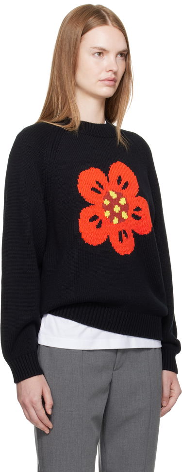 Пуловер KENZO Kenzo Paris 'Boke Flower' Knit Sweater Черно | FF62PU7193LA, 1