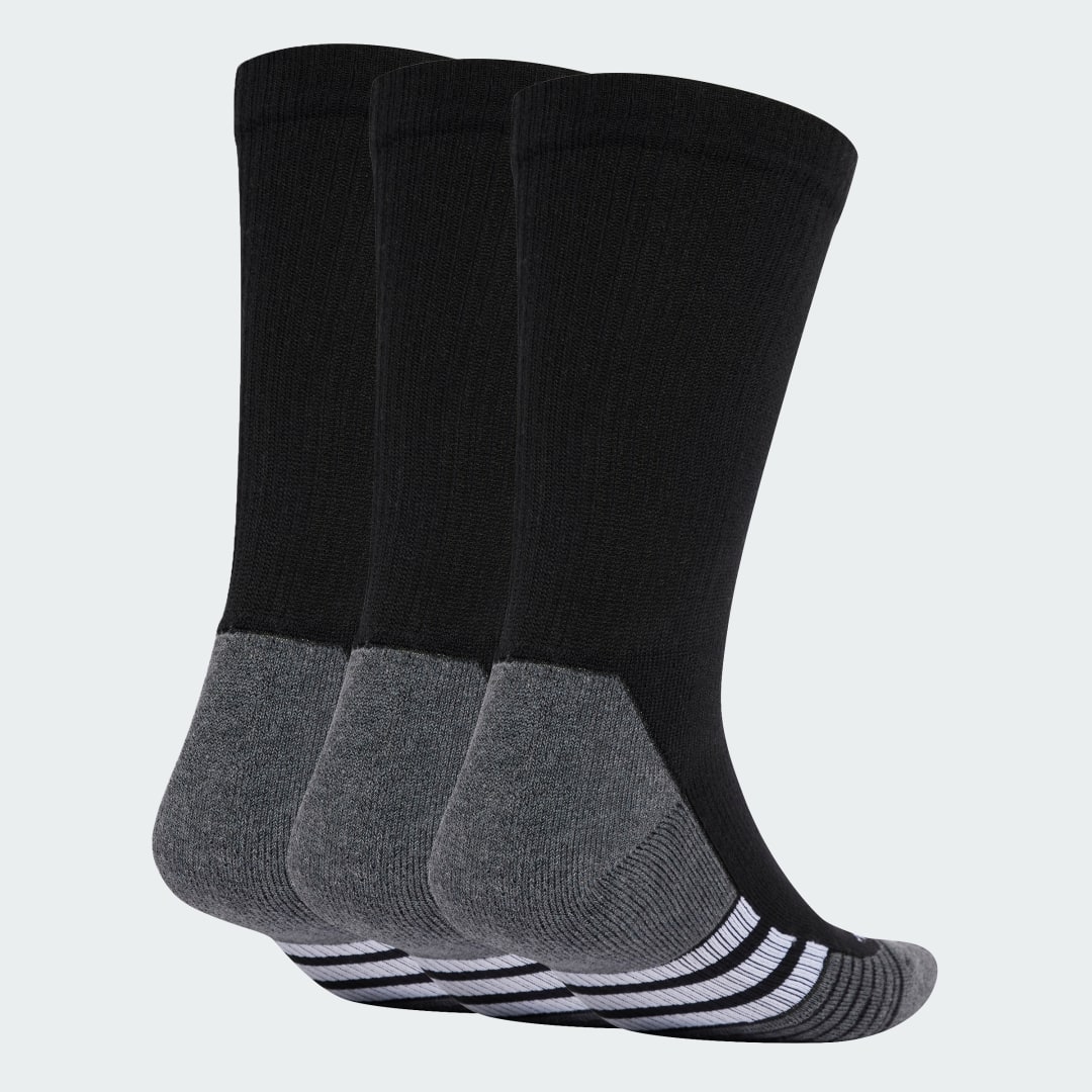Performance Cushioned Crew Socks - 3 Pairs, 0