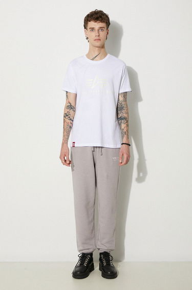 Тениска Alpha Industries Basic T Kryptonite Print T-Shirt Бяло | 116521.09, 1