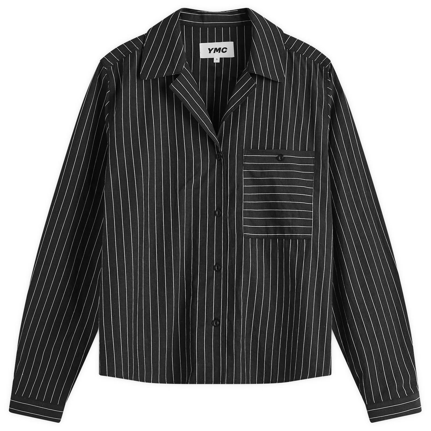 Риза YMC Annie Striped Shirt Черно | Q2XMI-Black, 1
