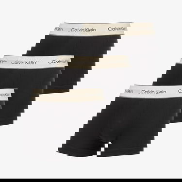 Чорапи CALVIN KLEIN Heritage Cotton Stretch Trunk 3-Pack Черно | LV00NB4446 UB1, 0