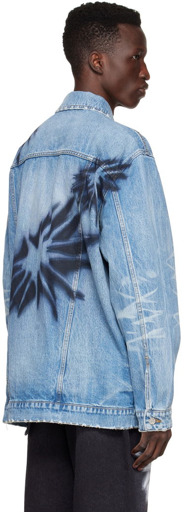 Яке We11done We11done Tie-Dye Denim Jacket Синьо | WD-DJ1-22-356-U-BL, 2