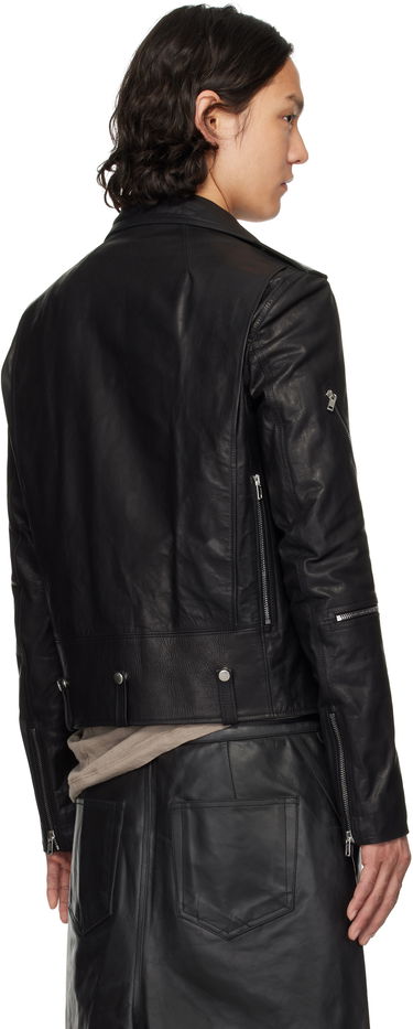 Яке Rick Owens Rick Owens Hollywood Bauhaus Stooges Leather Jacket Черно | RU01E5765 LSU, 2