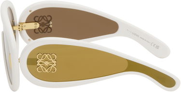 Слънчеви очила Loewe Wave Mask Sunglasses Бяло | LW40108I 192337132728, 2