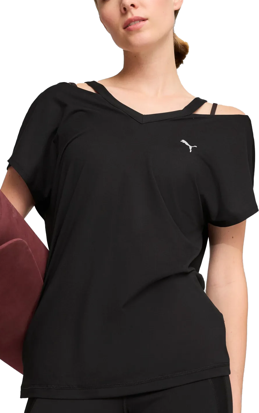 Тениска Puma Puma Studio Fashion T-Shirt Черно | 525840-01, 0