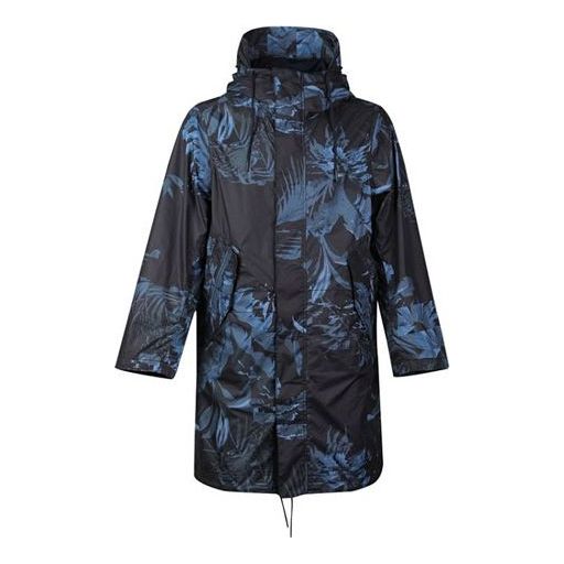 Дъждобран Nike Printed Hooded Parka Синьо | AR1599-010