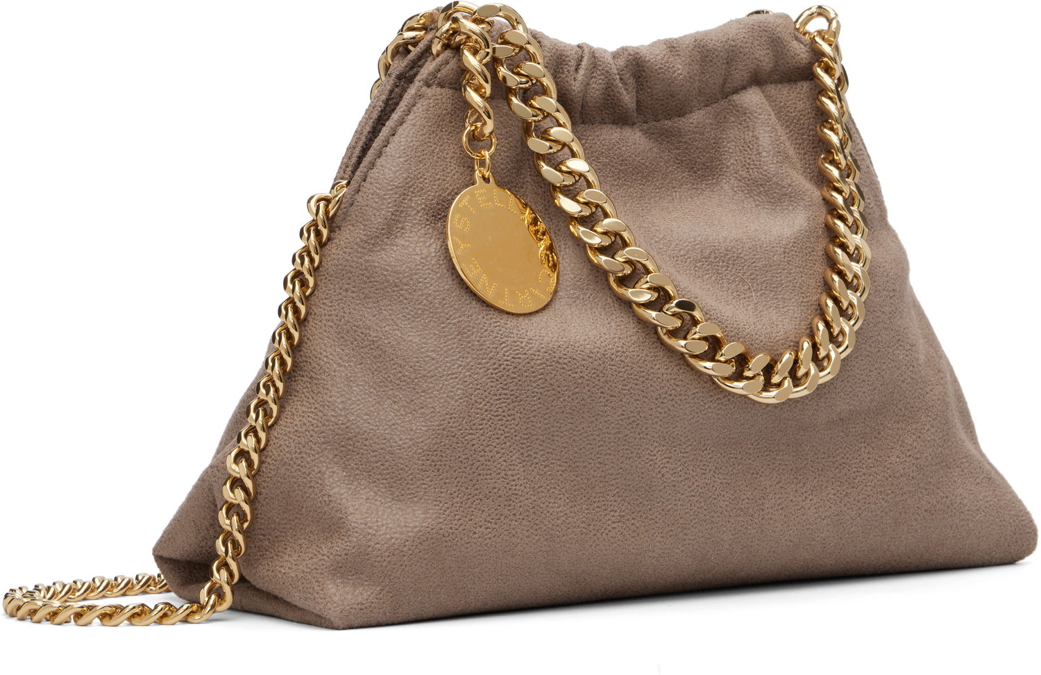 Дамска чанта Stella McCartney Stella McCartney Falabella Mini Drawstring Bag Бежово | 7B0144W9355, 1