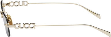 Gucci 'Gucci' Block Rectangular Sunglasses, 2