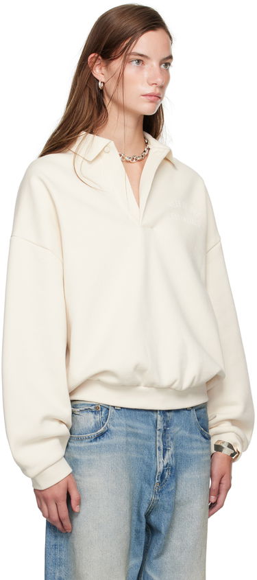 Суитчър Fear of God ESSENTIALS Single-Button Polo Бяло | 192BT244392F, 1