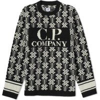 Пуловер C.P. Company Wool Jacquard Crewneck Var.02 Черно | 15CMKN234A-006633J-V02, 1