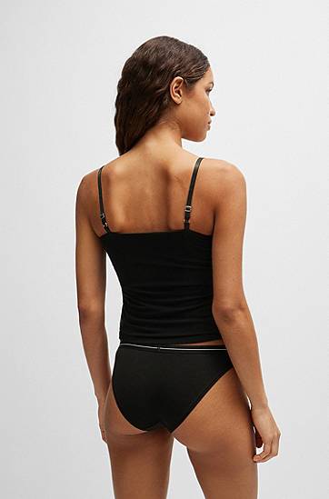 гащички BOSS BOSS Three-Pack Stretch-Cotton Briefs with Logo Waistbands undefined | 50510016, 1