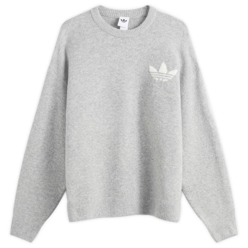 Пуловер adidas Originals Knitted Sweatshirt, Size X-Small Сиво | KF2341