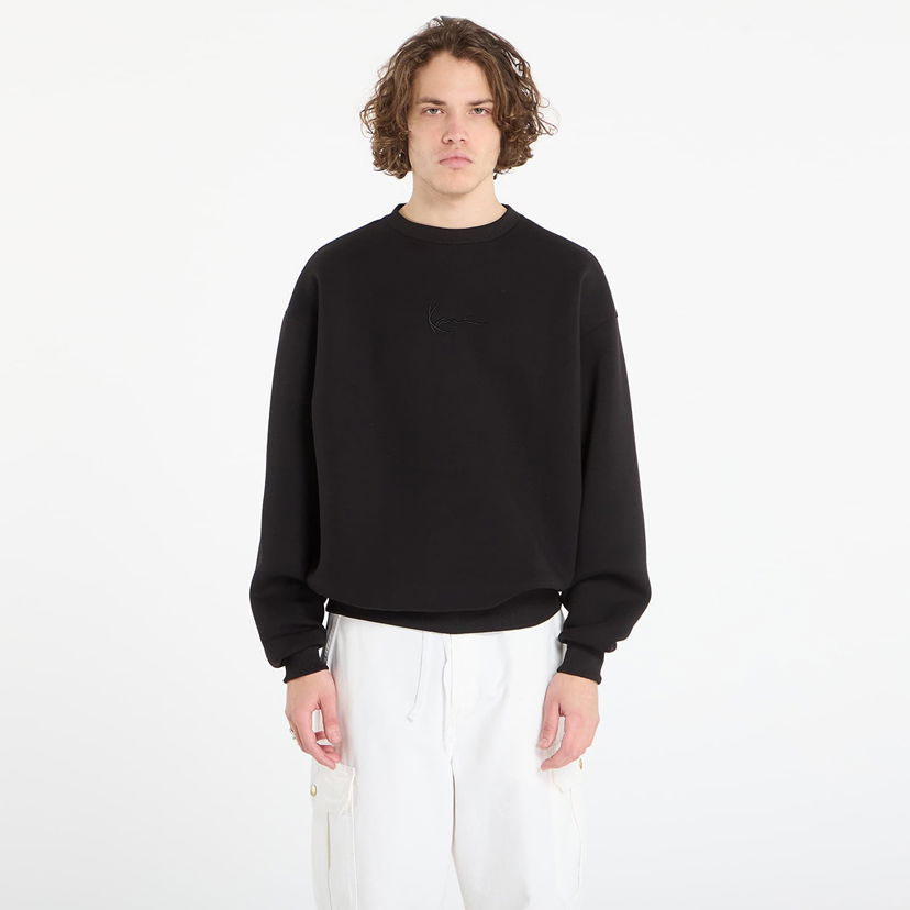 Суитчър Karl Kani Sweatshirt Signature Scuba Os Crewneck Черно | PD00008885