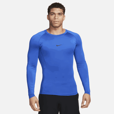Тениска Nike Pro Dri-FIT Tight Fitness Tee Синьо | FB7919-480, 0