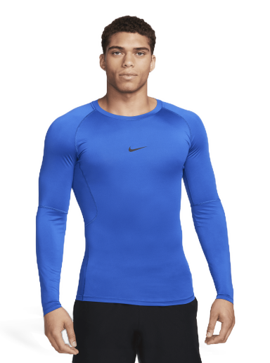 Тениска Nike Pro Dri-FIT Tight Fitness Tee Синьо | FB7919-480